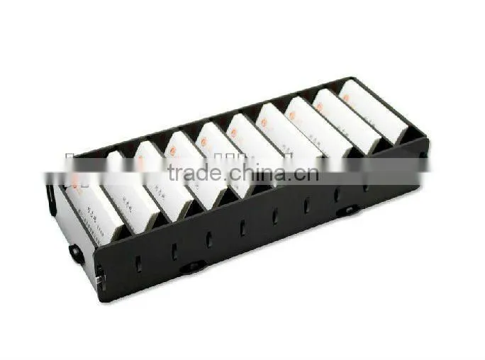 black acrylic business card holder desk organizer