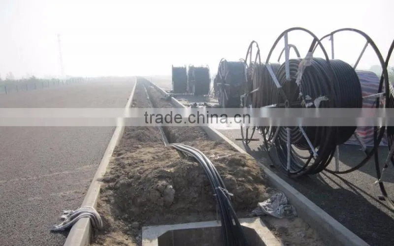 fiber optic hdpe silicon core pipe for telecommunication