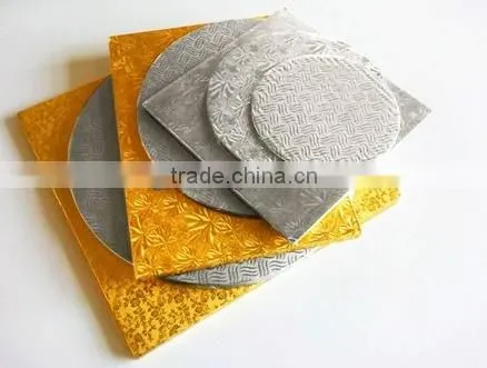 Bespoke Corrugated Cardboard Cheap Cake boards Foil Paper Wholesale