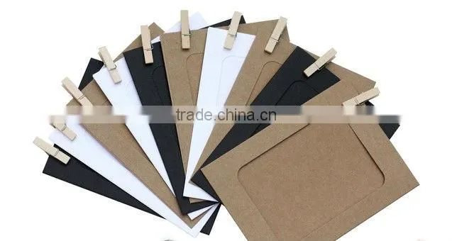 Paper photo frame, with pothook