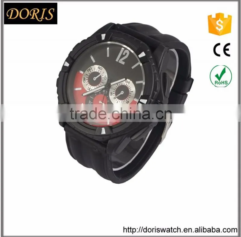 custom newest brand band luxury silicone sport watch