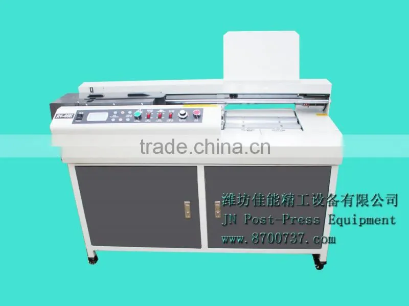 Hot melt glue book binder with roughener unitJN-40E