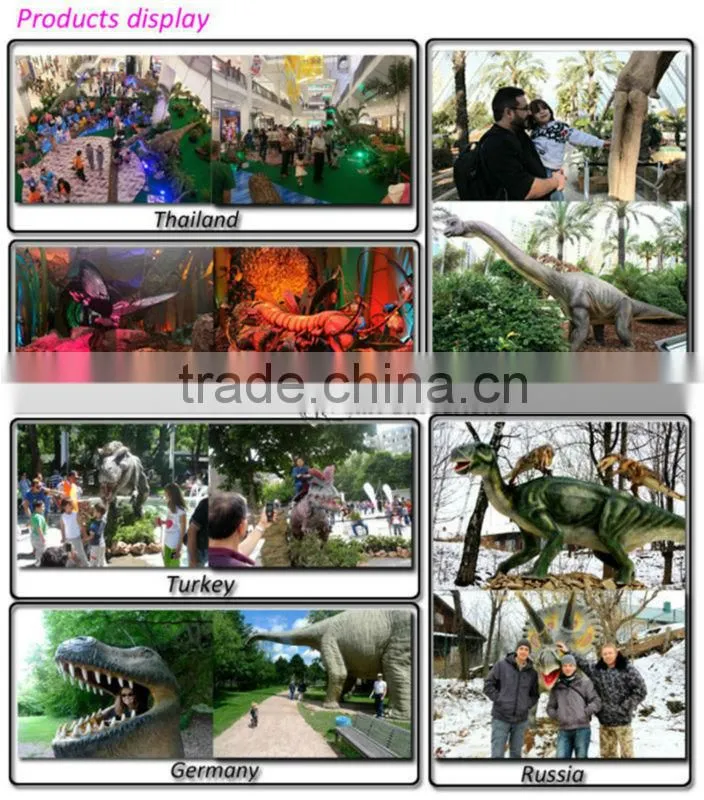 MY Dino-Theme Park Cartoon Dinosaur Statues