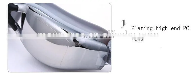 Wholesale High Quality Antifogging Waterproof Silicone Swimming Goggle
