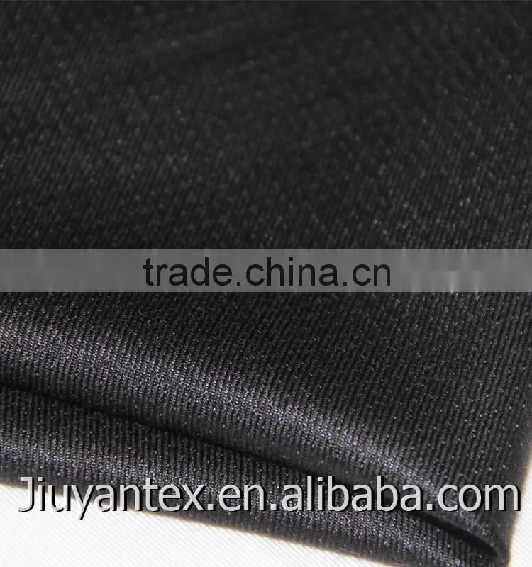 JY-1610 t80 r20 staple fiber silk handtouch woven twill beautiful shiny man uniform suiting textile fabric