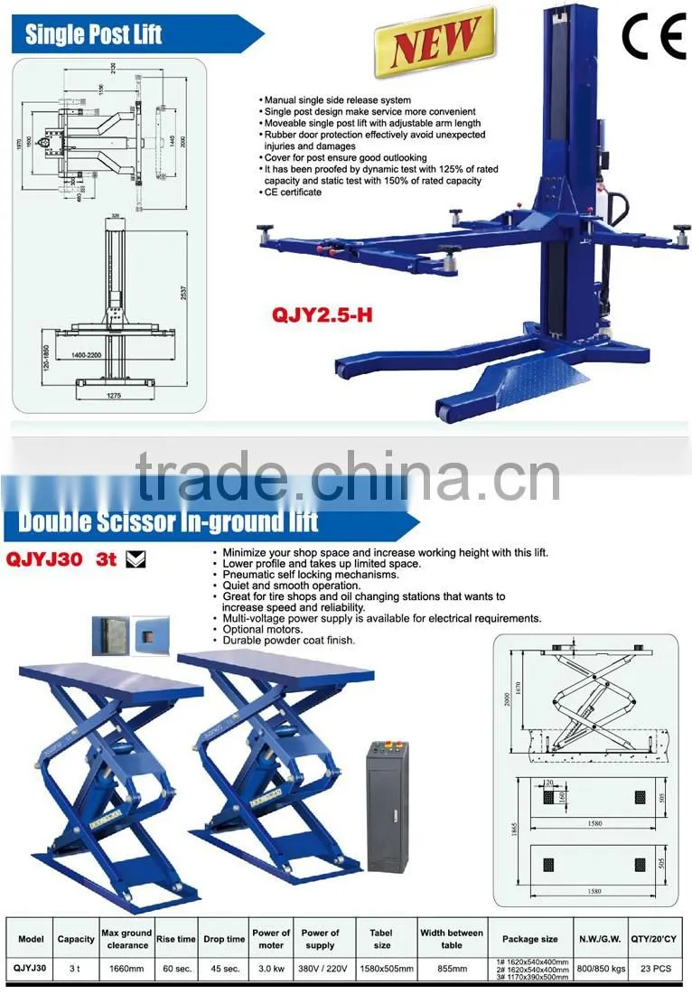 Hot Selling 4 Post Car Lift