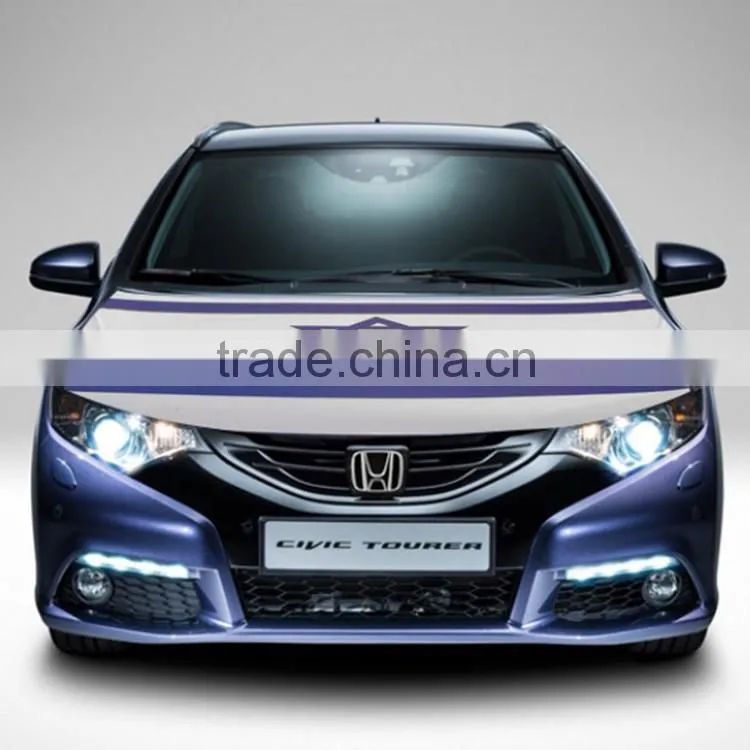 car engine flag hood