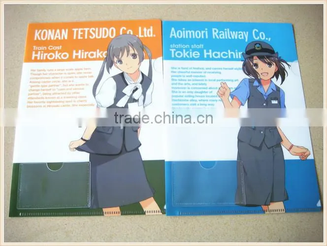 2014 Hight Quality PP Plastic Folder Document Folder