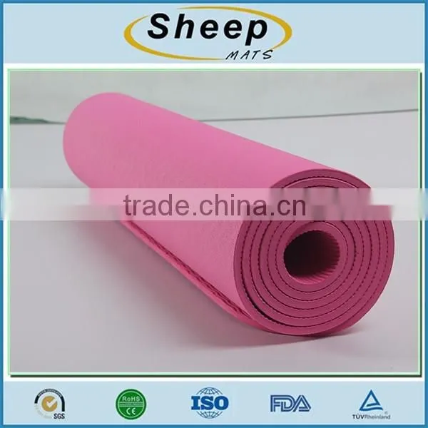 Made in China light weight yoga exercise pvc fitness mat