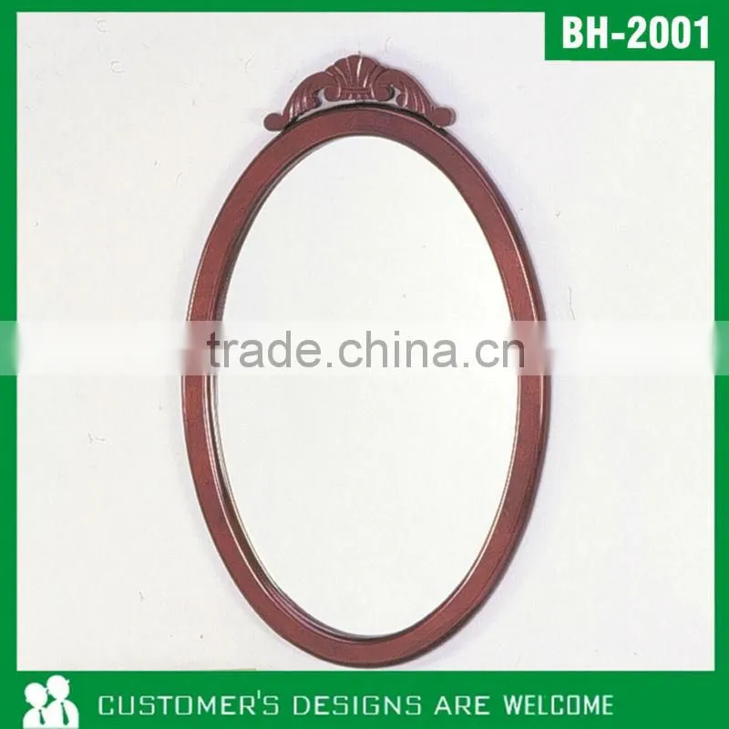 Movable Mirror, Hotel Mirror, Oval Shaped Wall Mirror