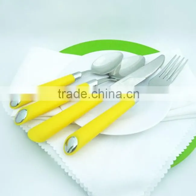 fashionable plastic handle cutlery