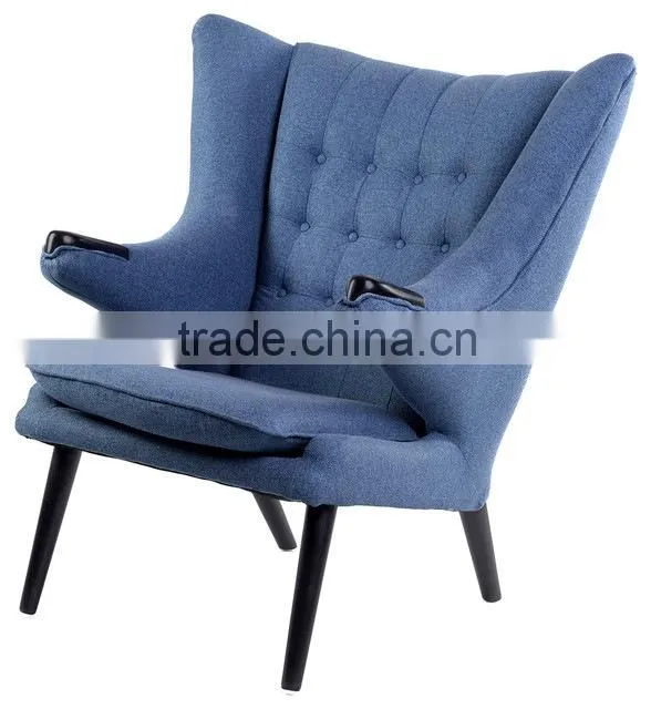 Replica Hans J. Wegner Teddy Papa Bear Chair with ottoman