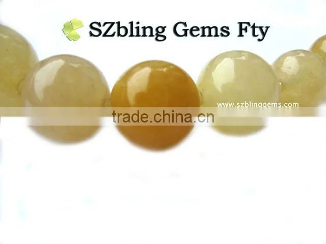 Cheap women's jewerly yellow jasper stone necklace