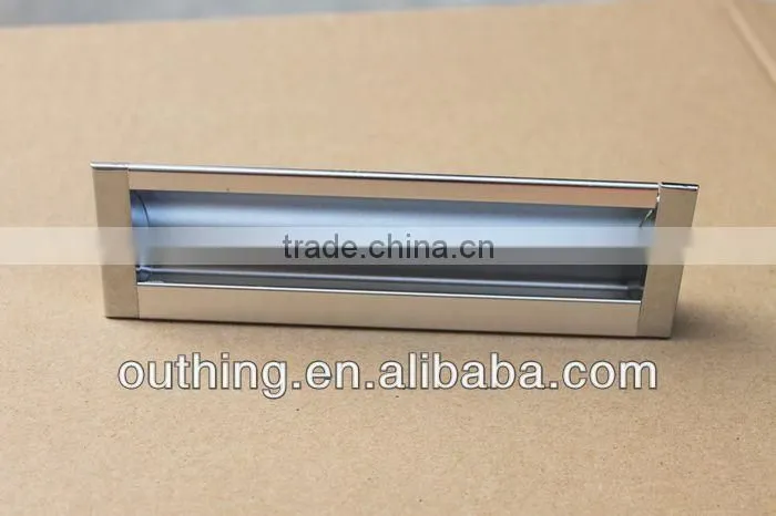 decorative metal recessed cabinet handle