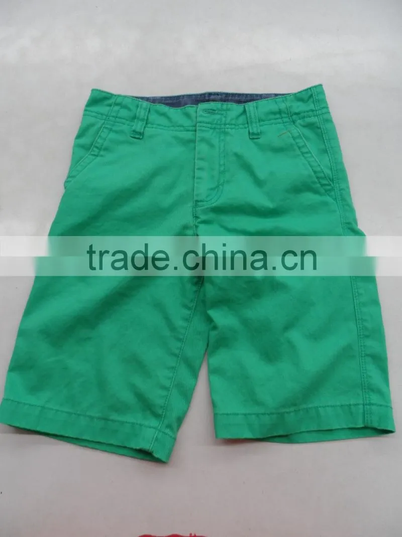 Custom 100% cotton canavas latest boys half cool design short pant