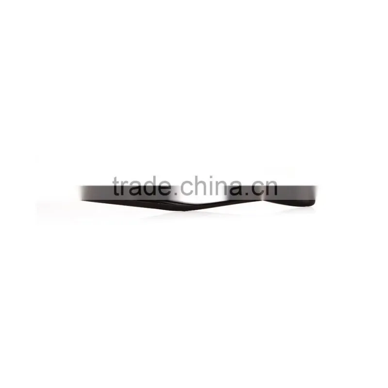 Factory price single black oval makeup brush nylon hair toothbrush makeup brush