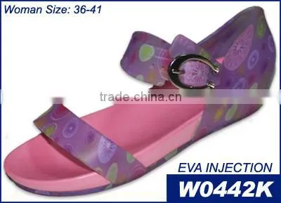 Clear PVC Women Jelly Sandals Clog