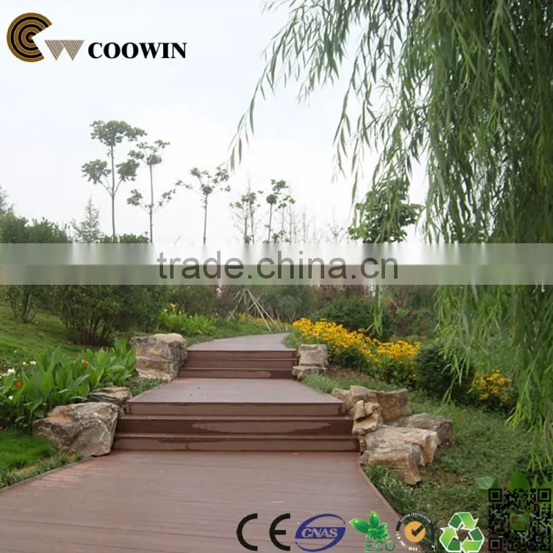 Wpc embossed solid decking floor