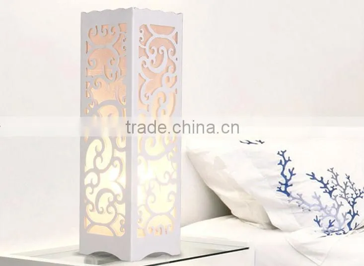 New Beautiful Modern Pure White Carved Pattern LED Light