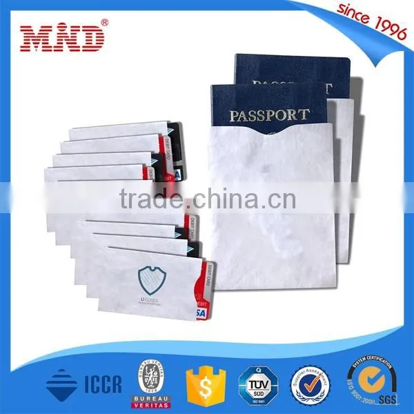MDBS17 Custom Print RFID Blocking Sleeve For Credit Cards