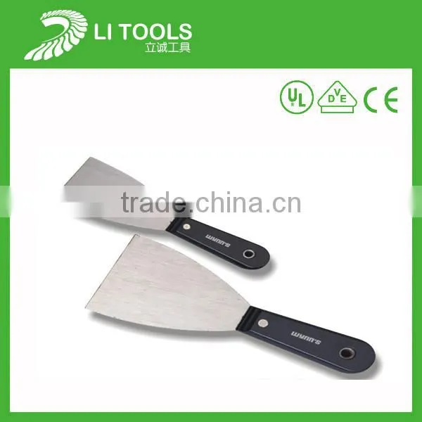 hot selling plastic handle carbon steel contruction putty knife