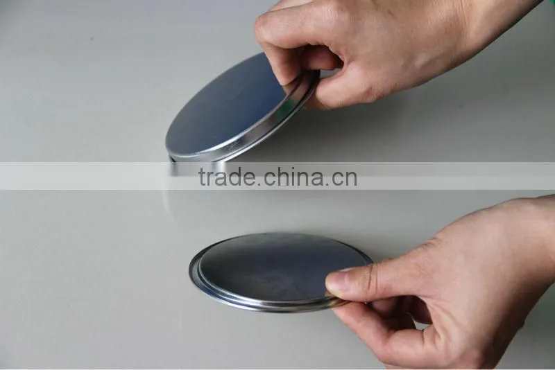 Metal tinplate lid for paper tube with SGS / FDA certificates