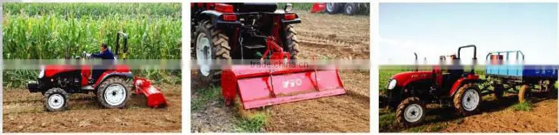 tractor with full set of implements