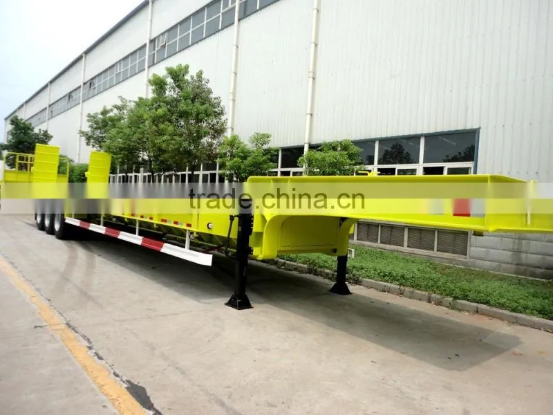 40Ton Low Loader Semi Trailers Light Loading Trailers
