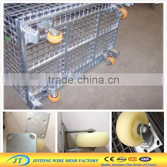high quality and safty galvanized metal wire mesh container