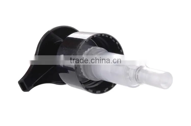 Black color 24/410 white plastic soap dispenser twist lotion pump