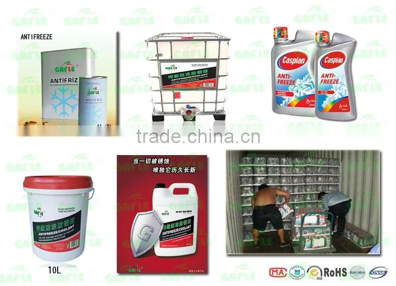 OEM factory automotive glycol antifreeze coolant