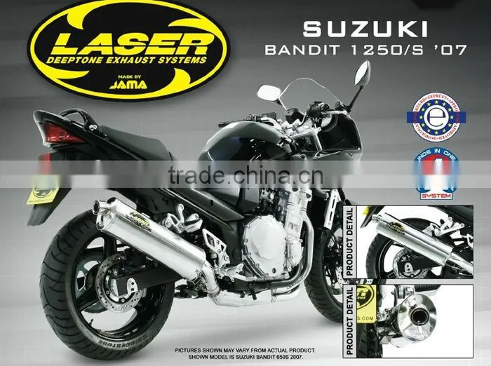 For SUZUKI GSF 1250 A/SA BANDIT 2007- SM Motorcycle Exhaust Pipe LASER Duo-Tech slip-on muffler