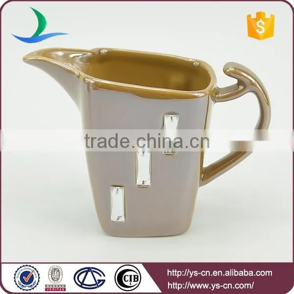 Wholesale ceramic square tea cup sets