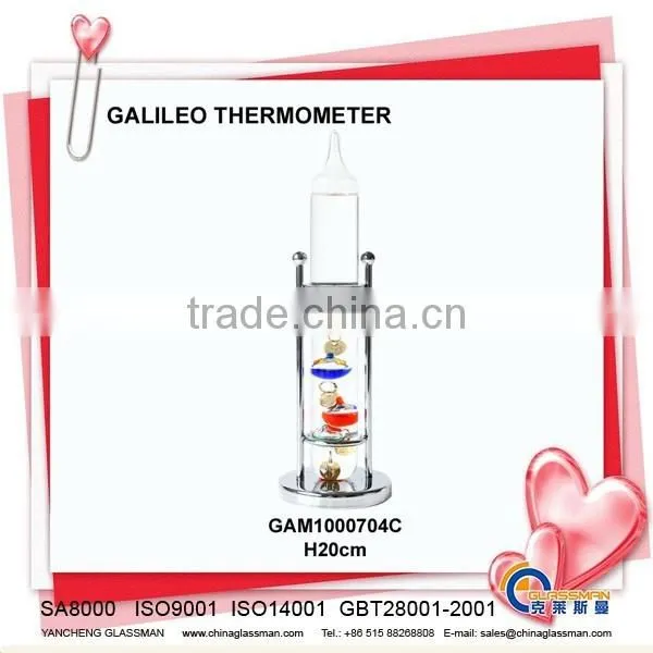 G101-BU home decoration thermometer galileo thermometer
