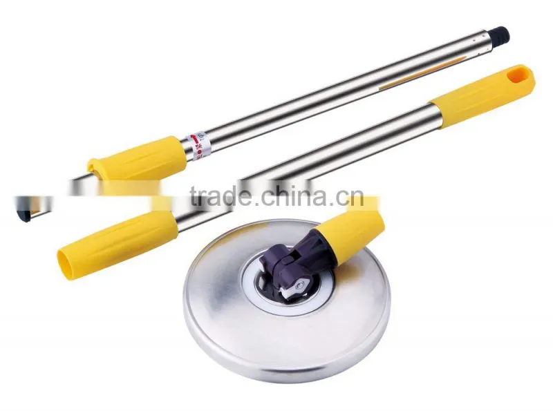 removable 360 magic spin mop with two wheels, mop with bucket walkable spin mop