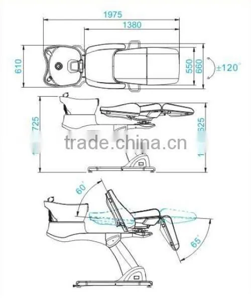Shampoo Chair hair wash equipment hair salon furniture used salon furniture 2014 F-32842