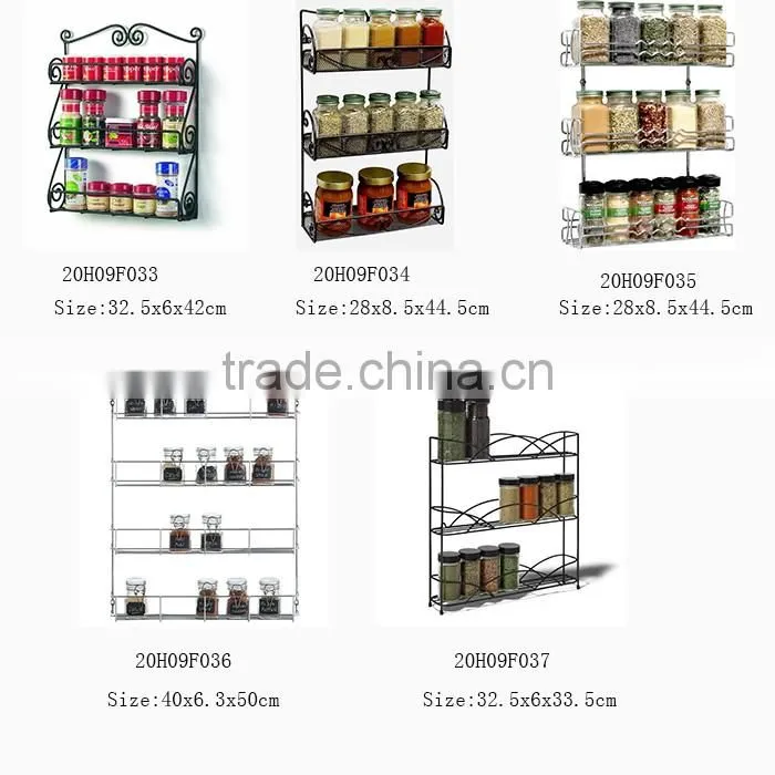 3 Tier Wall Mounted Spice Rack