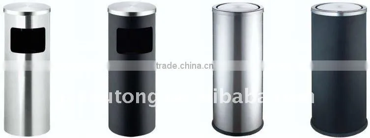 Newest design Hotel passageway ashtray rubbish bin