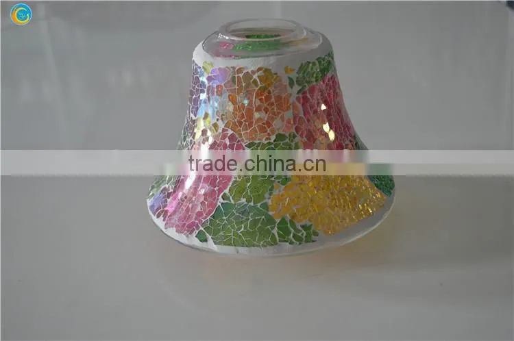small glass oil lamp for candle mosaic table lamp