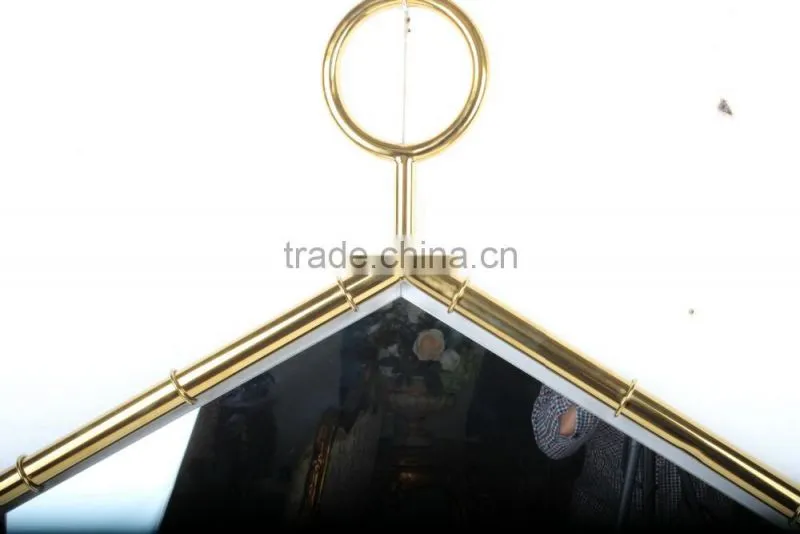 Vertical Stainless Steel Frame Mirrors Living Room Wall Arts