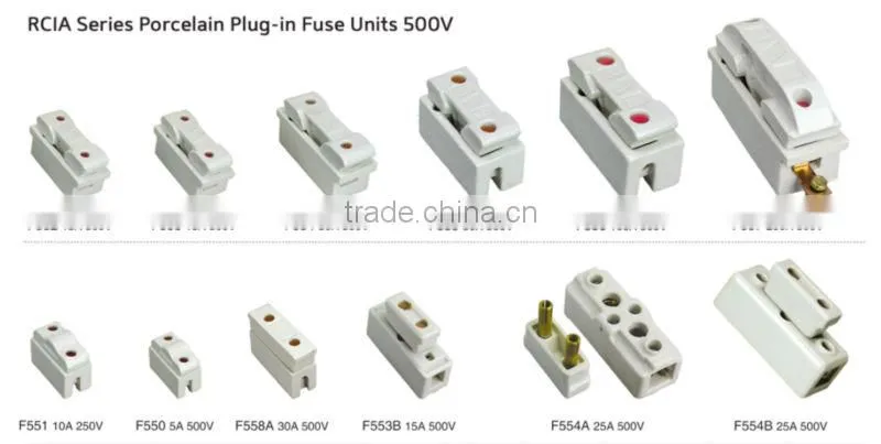 RCIA 10A 250V porcelain fuse