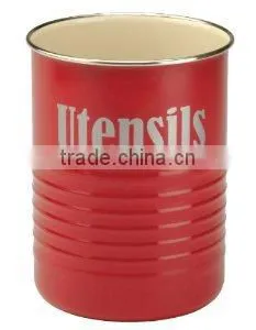 Round utensil holder