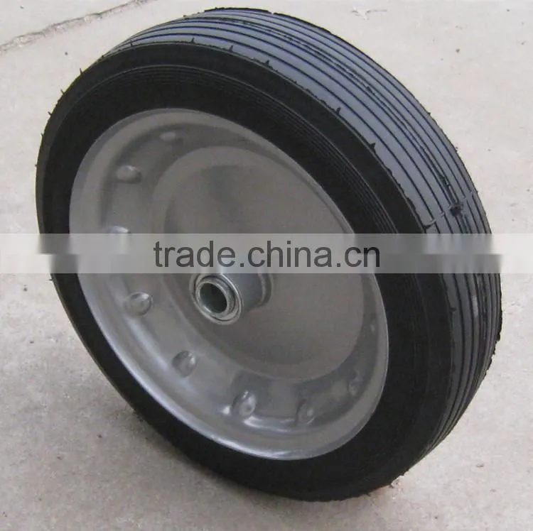 Heavy duty metal rim solid wheels 12 Inch made in China OEM