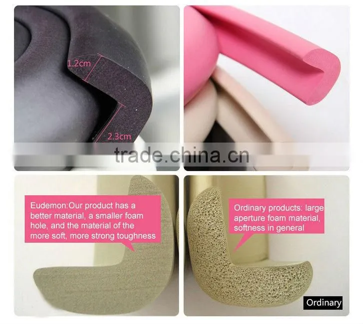 foaming rubber table edge guard desk edge guard