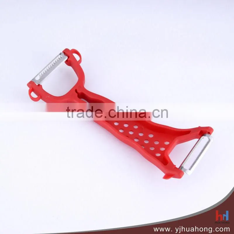 Double blades kitchen fruit and vegetable peeler