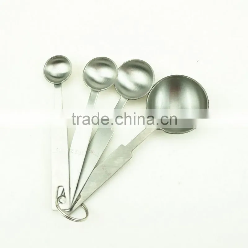 42135 4pcs Stainless Steel Nesting Measuring Cups and Spoons Set