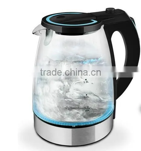 cordless electric glass tea kettle