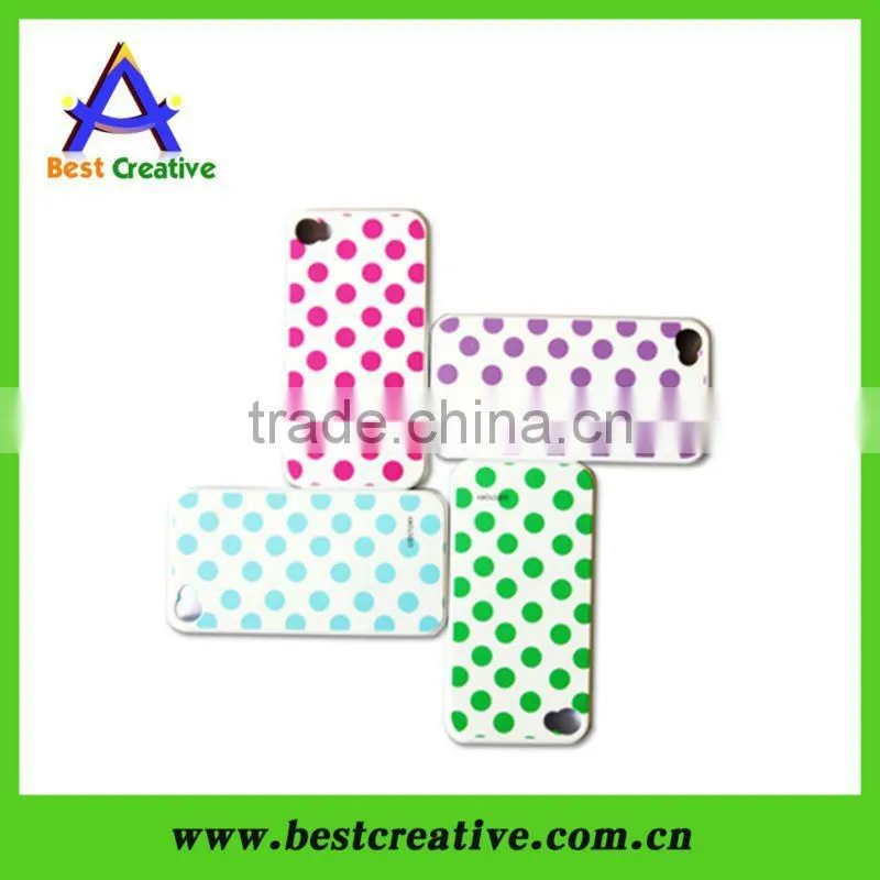 Colorful dot plastic phone case plastic cover