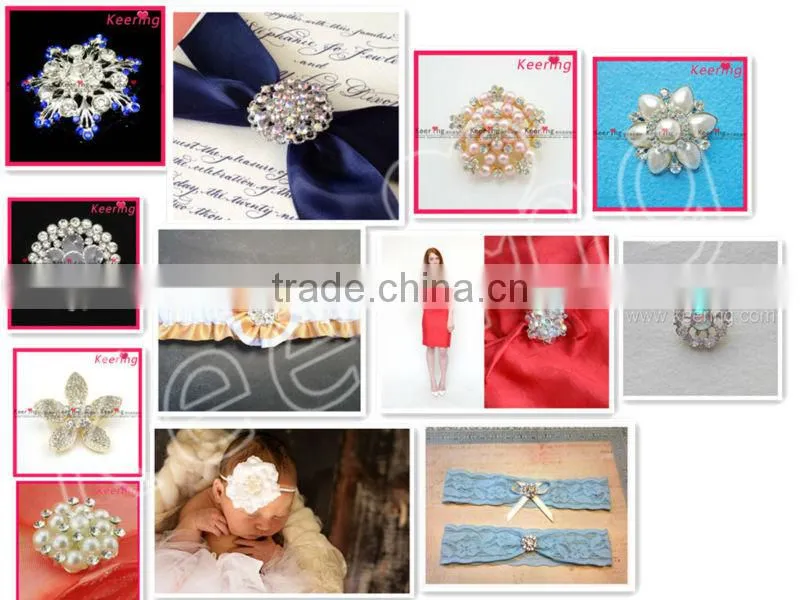 gold rhinestone buttons for garment decoration WBK-1061