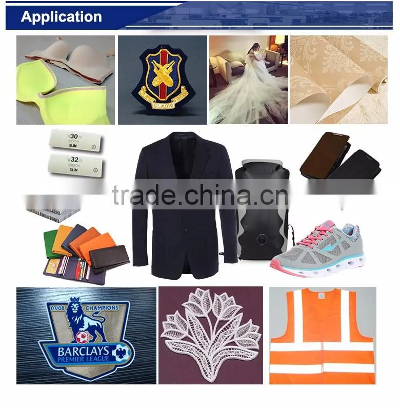 Jiabao high quality acrylic hot melt adhesive film for clothing